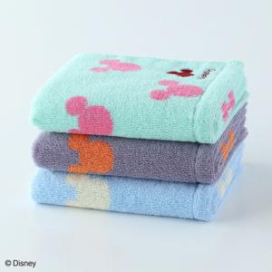 SALE 【UCHINO公式店】ウチノ キャンディ フェイスタオル ｜ ディズニー Disney 約34×75cm ジャカード パイル