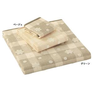 SALE ゲストタオル オーガニックコットンフラワーＮ 人気 約34×35cm  ウチノタオル 内野タオル