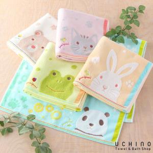 UCHINO もちぷに バスタオル 約60×120cm ローヤルクレスト ROYAL CREST 子供用 キッズ ベビー かわいい 可愛い 動物 ウチノタオル