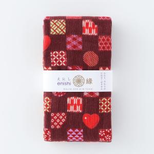 SALE 【UCHINO公式店】ウチノ 市松ショコラ 浴用タオル｜UCHINO 市松模様 七宝 三重菱 ガーゼ モダン ローヤル一般