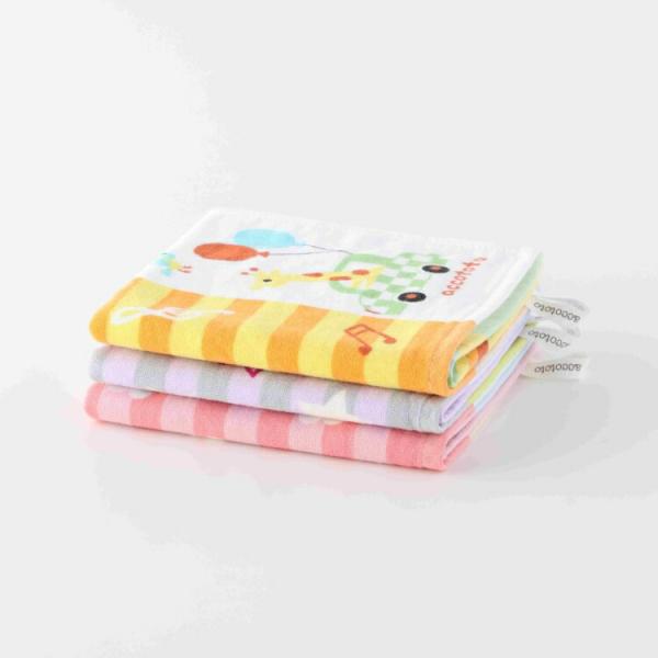 SALE accototo アッコトト のりものパッチワークゲストタオル 約34×35cm 出産祝い...