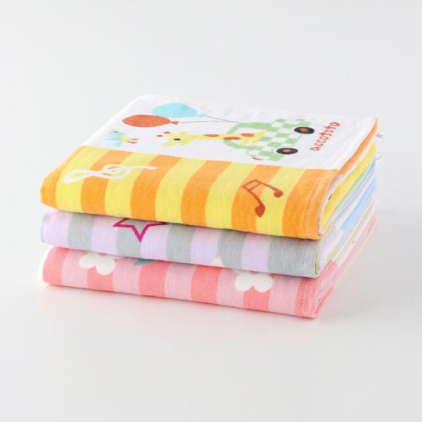 SALE accototo アッコトト のりものパッチワークスモールバスタオル 約50×100cm ...