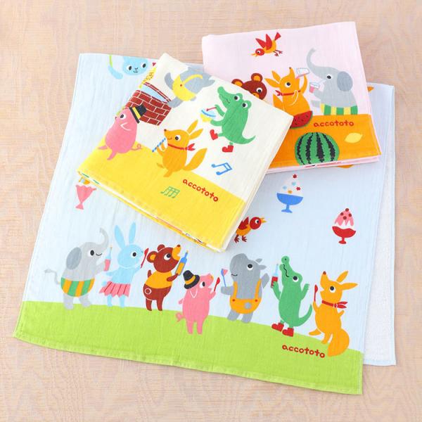 (SALE) accototo ポポくんとなかまたち バスタオル UCHINO バスタオル タオル ...