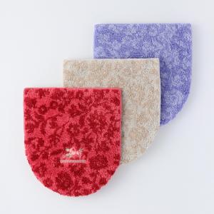 【UCHINO公式店】ウチノ (SALE) アナベラ フタカバー ローラアシュレイ LAURA ASHLEY 約39×42cm 刺繍 花柄 可愛い　秋冬 トイレタリーUCHINOタオル