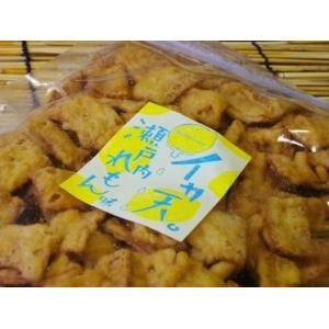 【送料無料】お徳用イカ天瀬戸内れもん味　１００ｇ　便利なチャック袋入り　/いか天/　送料込み/おつま...