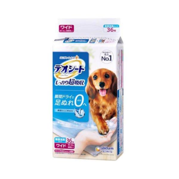 ユニ・チャーム デオシート しっかり超吸収 無香消臭タイプ ワイド 36枚×6袋セット