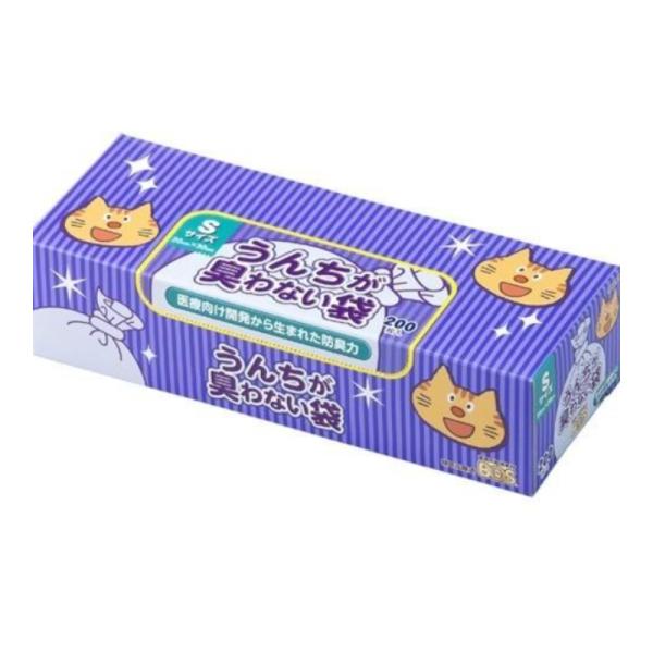 クリロン化成 うんちが臭わない袋 BOS 猫用 Sサイズ 200枚×20個セット