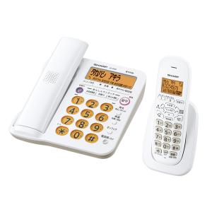 シャープ 電話機 JD-G56CL (受話子機＋子機1台タイプ ホワイト系)｜uchinoneko