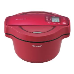 シャープ 電気無水鍋 ヘルシオ ホットクック KN-HT99B-R(レッド系)