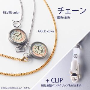 チタンのナースウォッチ<無垢ステンレスチェーン...の詳細画像3