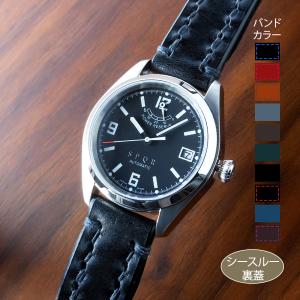 SPQR 自動巻き腕時計 パワーリザーブ付き SPQR SPQR「自動巻き（手巻付き）/パワーリザーブ」ピンク/シースルー