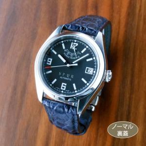 SPQR 自動巻き SPQR（スポール） SPQR「自動巻き（手巻付き）/パワーリザーブ」濃紺