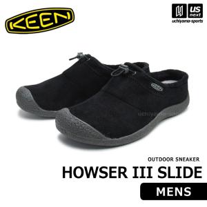 (部活応援100円クーポン)(国内正規品) KEEN キーン メンズ HOWSER III SLIDE ハウザー スリー スライド スリッポン 2025〜26年秋冬モデル (自社)(メール便不可)