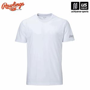 ローリングス 野球 ベースボールTシャツ ATS13S13 W(ホワイト) [M便 1/1][取り寄せ][自社]｜uchiyama-sports