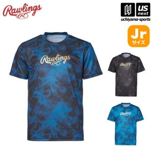 ローリングス 野球 ジュニア ゴーストスモークグラフィック Tシャツ 2024年春夏モデル [365日出荷] [M便 1/1][物流]｜uchiyama-sports