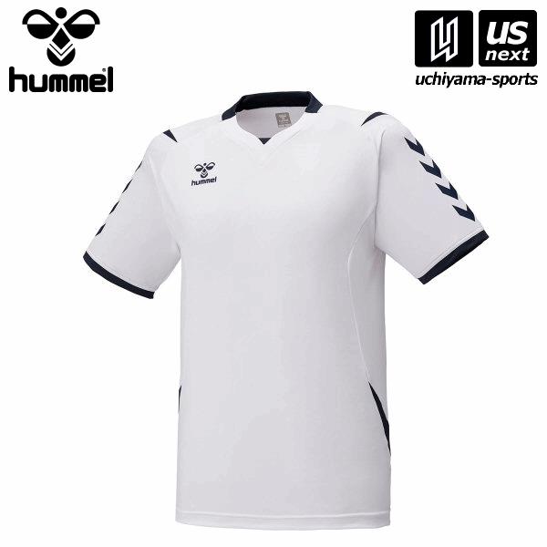ヒュンメル HJG3018 ジュニアゲームシャツ (1071)ホワイト×インディゴネイビー 2024...