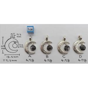 通販限定】月の隕石ペンダント（小）Touat 005 K14仕上げ ルナー