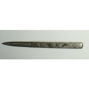 通販限定】ギベオン&ダマスカス鋼 ナイフ Gibeon meteorite 鉄隕石