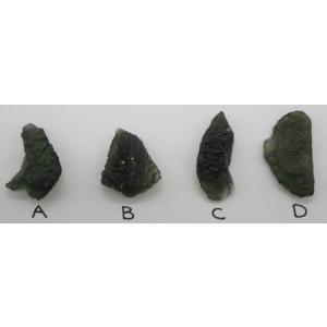 【通販限定!】 モルダバイト 2.0〜2.1g 　Moldavite　インパクトグラス　テクタイト