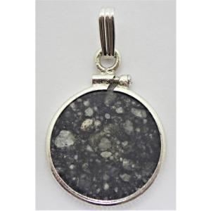 月の隕石入り　ペンダントトップ (ムーンロック) 月隕石 通販限定】月の隕石ペンダント（小）Touat 005 K14仕上げ ルナー