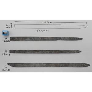 通販限定】ギベオン&ダマスカス鋼 ナイフ Gibeon meteorite 鉄隕石