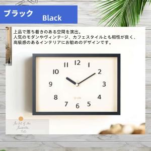 掛け時計 電波時計 壁掛け時計 北欧 くるみ ...の詳細画像2