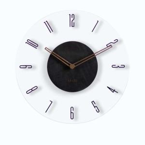 掛け時計 電波時計 壁掛け時計 北欧 くるみ ...の詳細画像3