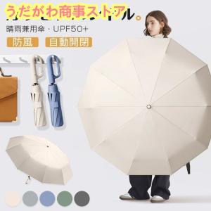 折りたたみ傘 逆さ傘 自動開閉 晴雨兼用カラビナ...の商品画像
