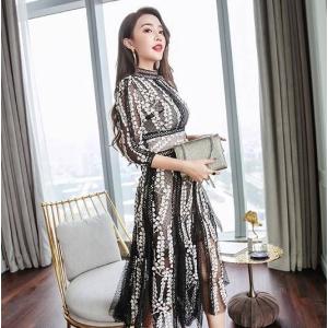 スタンドカラー ワンピース パターンの商品一覧 通販 Yahoo ショッピング