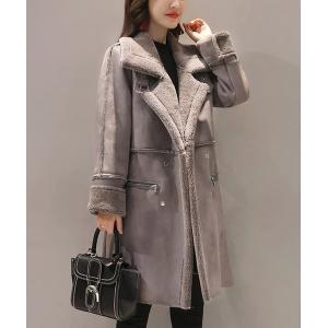 ムートンコート ジャケット アウター ボア ロングコート