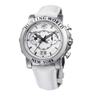 HW913WHWH HUNTING WORLD ハンティング ワールド IRIS　イリス　HW913 series　サファイヤガラス　クロノグラフ メンズ 腕時計｜udetokei-watch