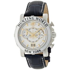HW913NV HUNTING WORLD ハンティング ワールド IRIS　イリス　HW913 series　サファイヤガラス　クロノグラフ メンズ 腕時計｜udetokei-watch