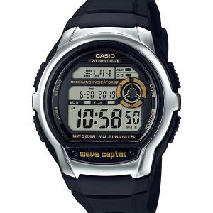 WV-M60-9AJF WAVE CEPTOR  ウェーブセプター CASIO カシオ 電波時計 黒 ブラック メンズ 腕時計 国内正規品 プレゼント｜udetokei-watch