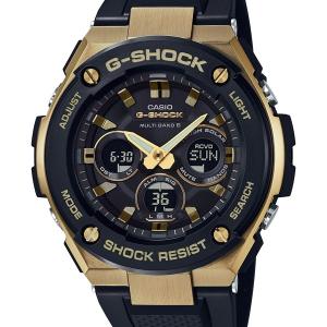 GST-W300G-1A9JF G-SHOCK Gショック ジーショック カシオ CASIO Gスチール ジースチール ミドルサイズ 電波ソーラー  腕時計 国内正規品｜udetokei-watch