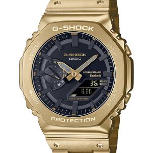 G-SHOCK FULL METAL フルメタル ゴールド 電波ソーラー メンズ 腕時計