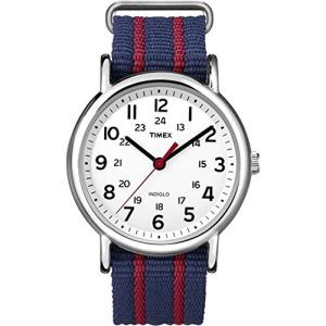 T2N747 TIMEX タイメックス 国内正規品 ウィークエンダー ストライプ ネイビーレッド メンズ腕時計 爆買