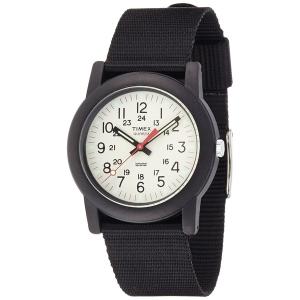 TW2P59700 TIMEX タイメックス 国内正規品 ＪＰＮ Ｃａｍｐｅｒ クロ アイボリー メンズ腕時計｜udetokei-watch