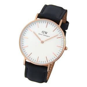0508DW ダニエルウェリントン レディース Daniel Wellington クラシック 36mm 本革レザーベルト ローズゴールド クラシック シェフィールド ポイント消化
