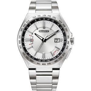 CB0210-54A CITIZEN シチズン ATTESA アテッサ エコドライブ 電波時計 シルバー メンズ 腕時計 国内正規品