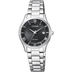 ES0000-79E CITIZEN COLLECTION シチズンコレクション エコドライブ電波時計 ペアモデル 黒 レディース 腕時計 国内正規品