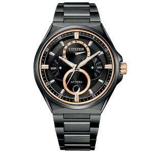 BU0065-64E CITIZEN シチズン ATEESA アテッサ ブラック 文字盤 ブラック メンズ 腕時計 国内正規品 送料無料｜udetokei-watch