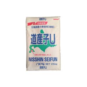 日清製粉　うどん粉　道産子U　25kg（約300食分）｜udon2ban-com-y