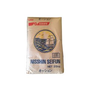 (24/1/10値下済)パン用 そばつなぎ用 小麦粉 (強力粉) 日清製粉 オーション 25kg｜岡坂商店-うどん二番.com-Yahoo!店