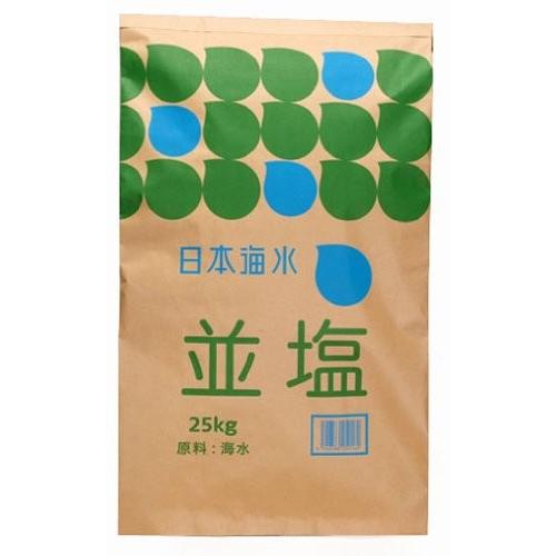 塩 業務用 日本海水 並塩 25kg (讃岐工場)　