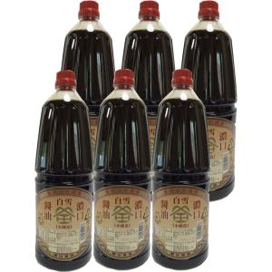 鎌田醤油 本醸造 濃口醤油 白雪 ＜特級＞ 1.8L×6本｜udon2ban-com-y