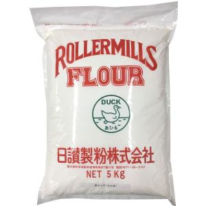 日讃製粉 うどん粉 緑あひる(ミドリアヒル) 5kg（約50-60食分）｜udon2ban-com-y