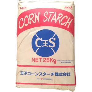 王子コーンスターチ　コーンスターチ25kg クラフト袋入り｜udon2ban-com-y