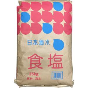 塩 業務用 日本海水 食塩 25kg (讃岐工場)　