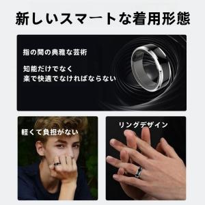 【スマートリング】健康管理 日本製センサー心拍...の詳細画像1