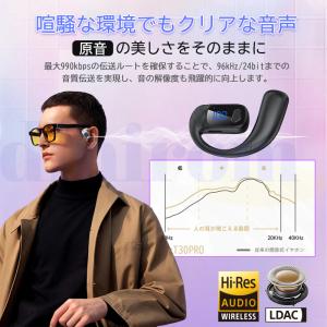 ワイヤレスイヤホン 空気伝導 Bluetoot...の詳細画像3